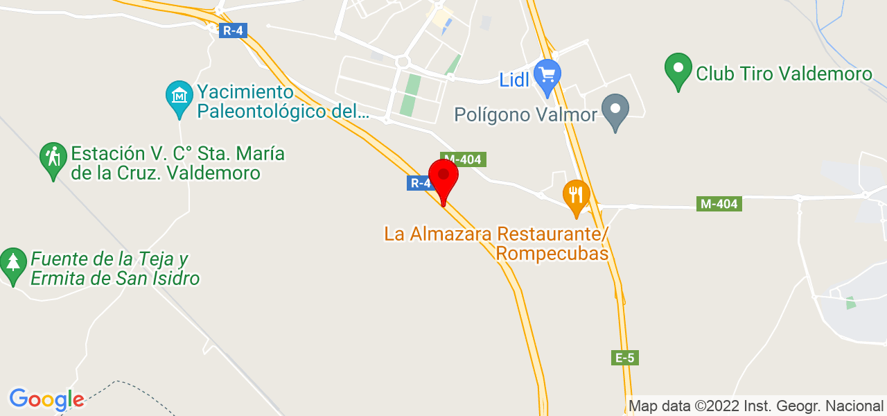 Yolanda Escalada - Comunidad de Madrid - Valdemoro - Mapa