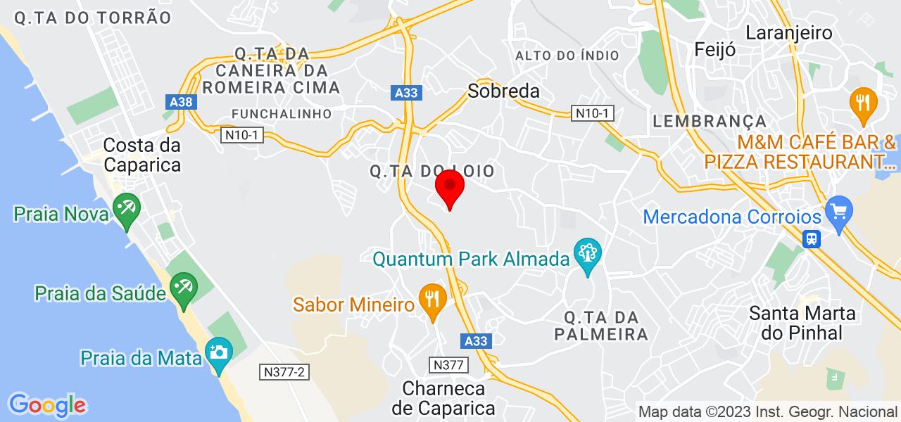 Susana - Setúbal - Almada - Mapa