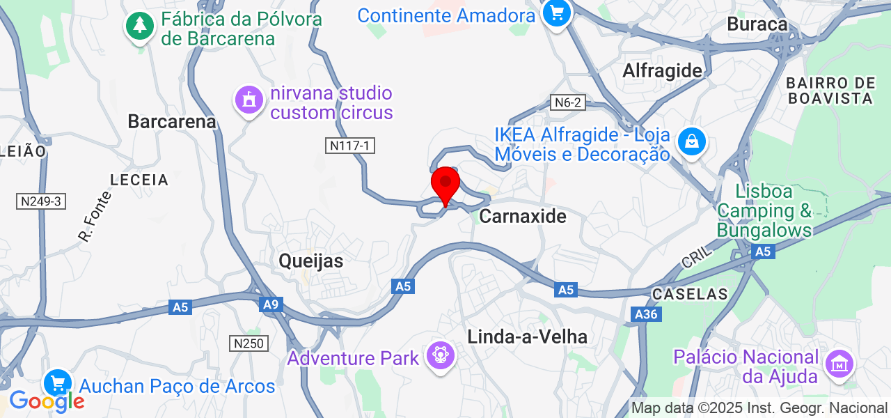 +Colossal, Lda - Lisboa - Oeiras - Map