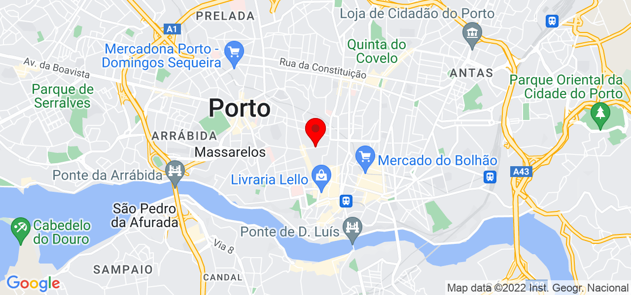 Sidarta Landarini - Porto - Porto - Mapa