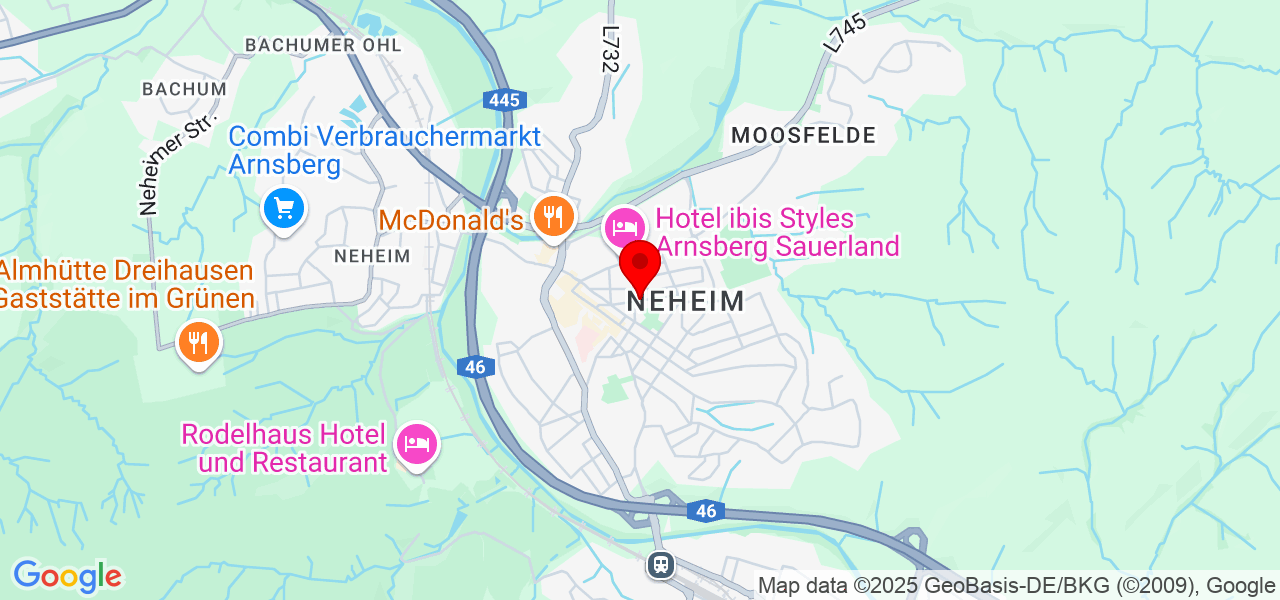 IK_Eventagentur - Nordrhein-Westfalen - Hochsauerlandkreis - Karte