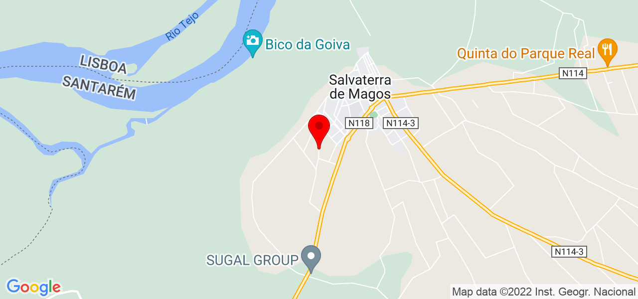 Marina Ros - Santarém - Salvaterra de Magos - Mapa