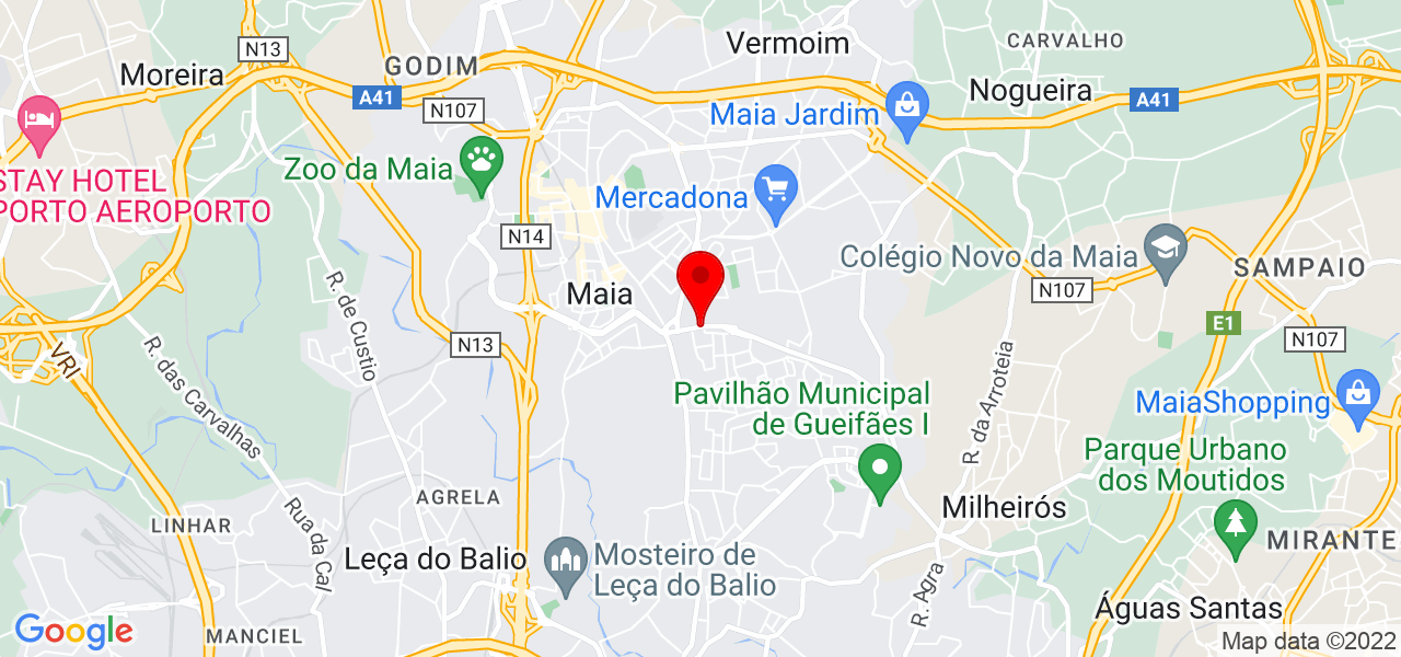 Quinta de Quires - Porto - Maia - Mapa