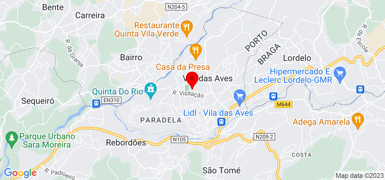 Marcelo Costa - Porto - Santo Tirso - Mapa