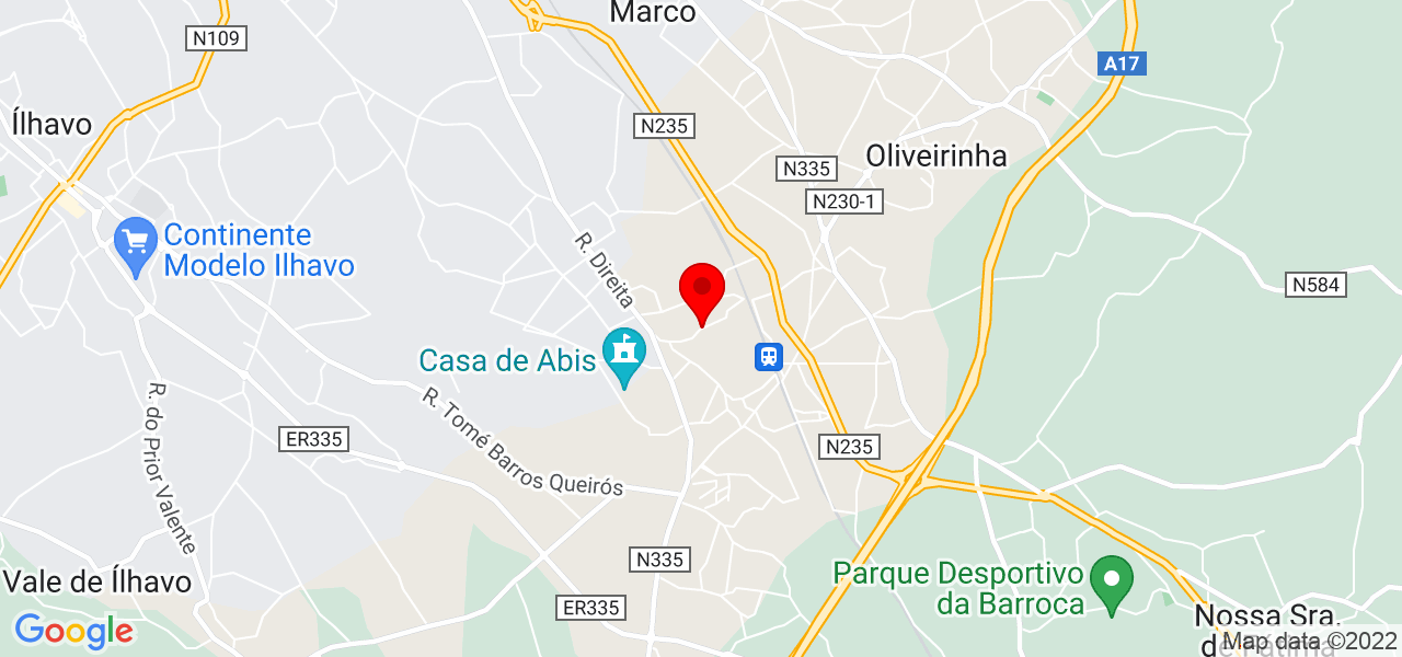 Luana Cunha - Aveiro - Aveiro - Mapa