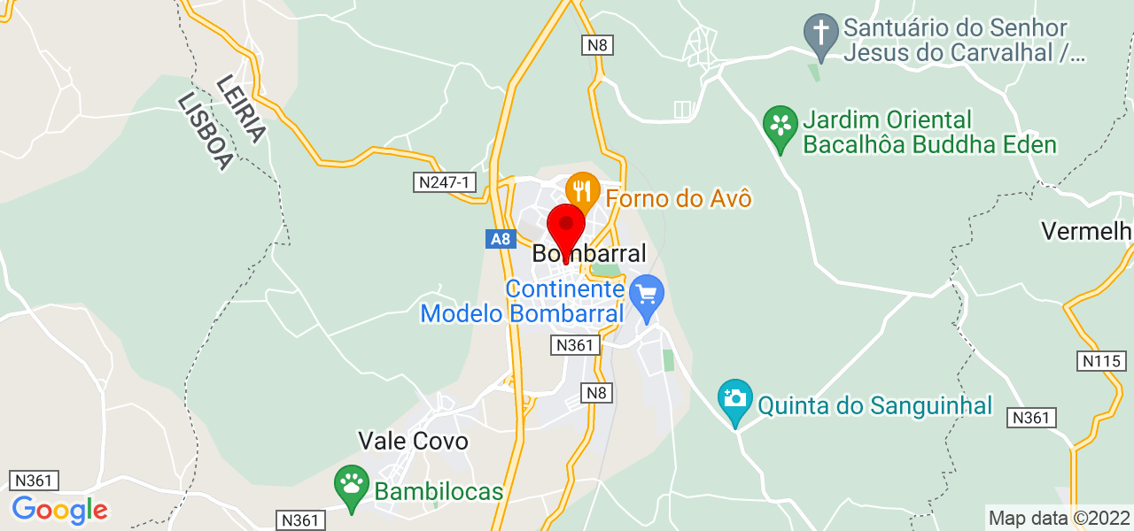 Eduarda Marques - Leiria - Bombarral - Mapa