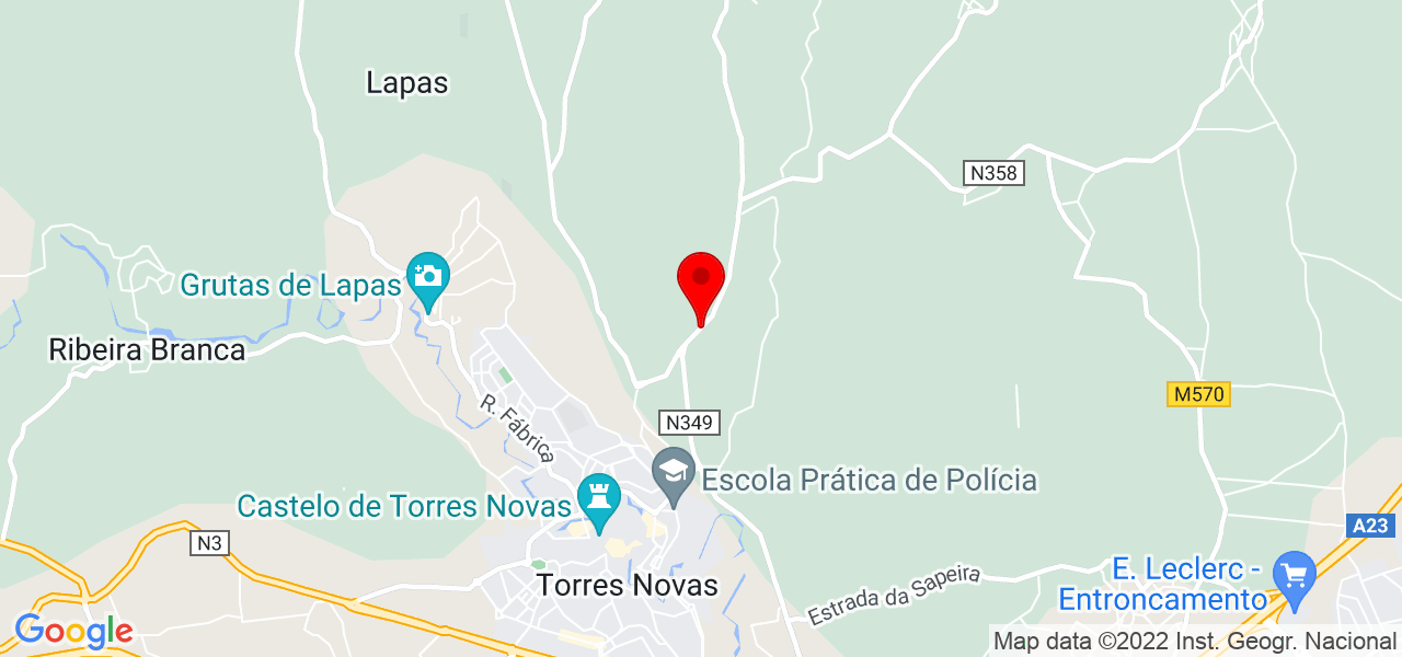Laura - Santarém - Torres Novas - Mapa