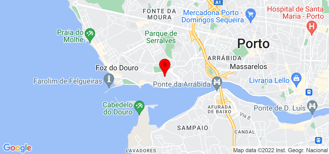 Maria Gloria Pagliaro - Porto - Porto - Mapa