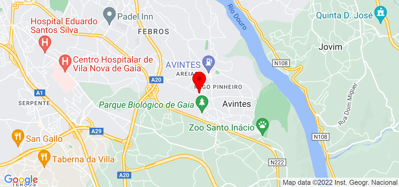 Sidney Jardim - Porto - Vila Nova de Gaia - Mapa
