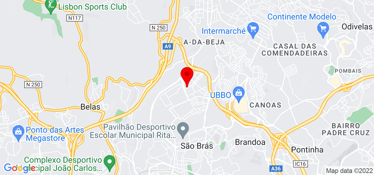 Michelle Limpezas - Lisboa - Amadora - Map