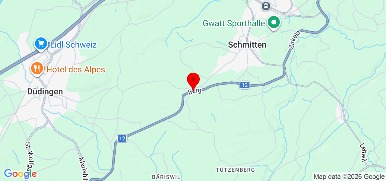 Parilti Organisation - Freiburg - Schmitten - Karte