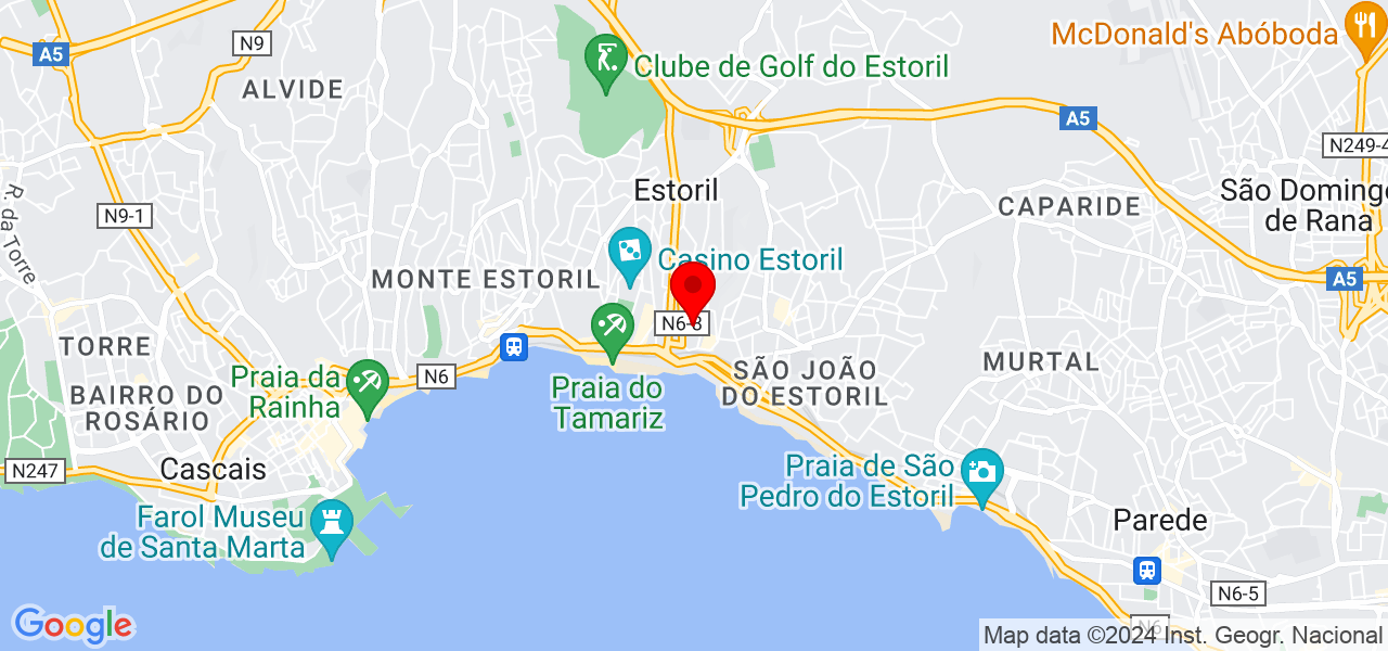 Sara - Lisboa - Cascais - Map
