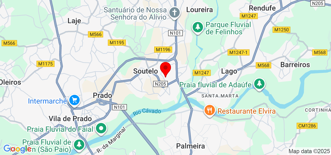 Vânia Abreu Tatagiba - Braga - Vila Verde - Karte