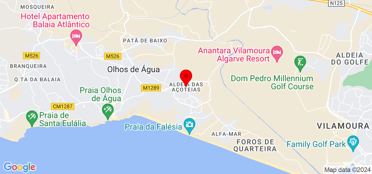 Matheus e filhos - Faro - Albufeira - Map