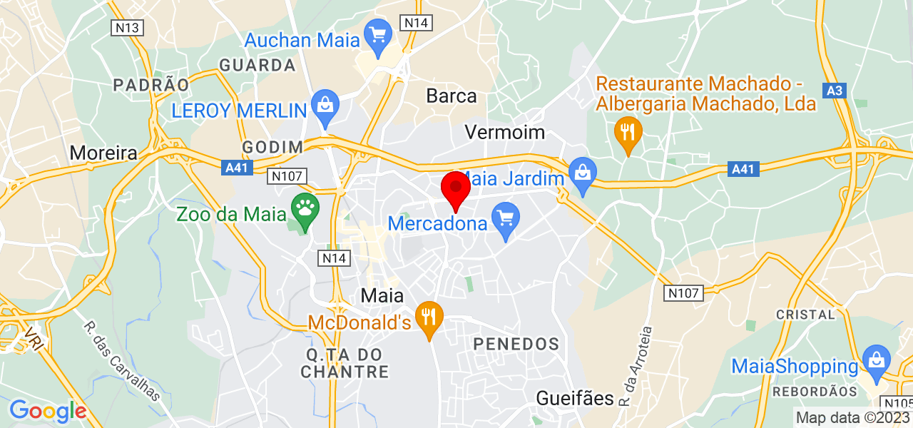 Rimar Constr&oacute;i - Porto - Maia - Mapa