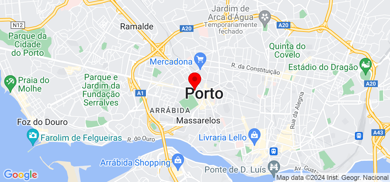 Rafaela Martins - Porto - Porto - Mapa