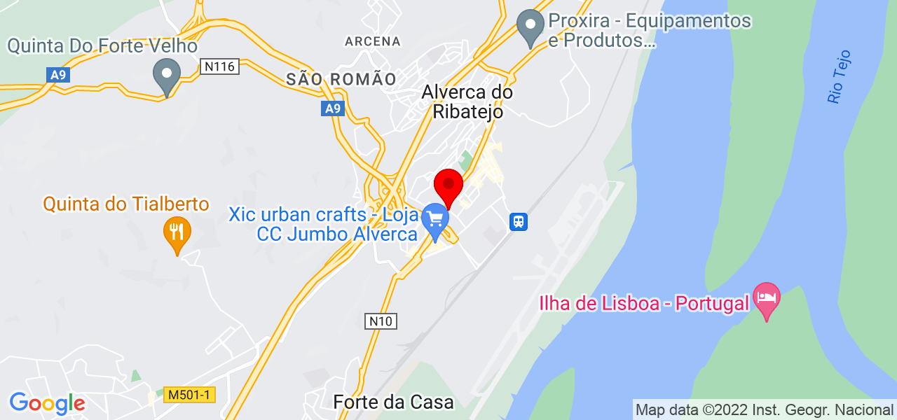 Helder Espada - Lisboa - Vila Franca de Xira - Mapa