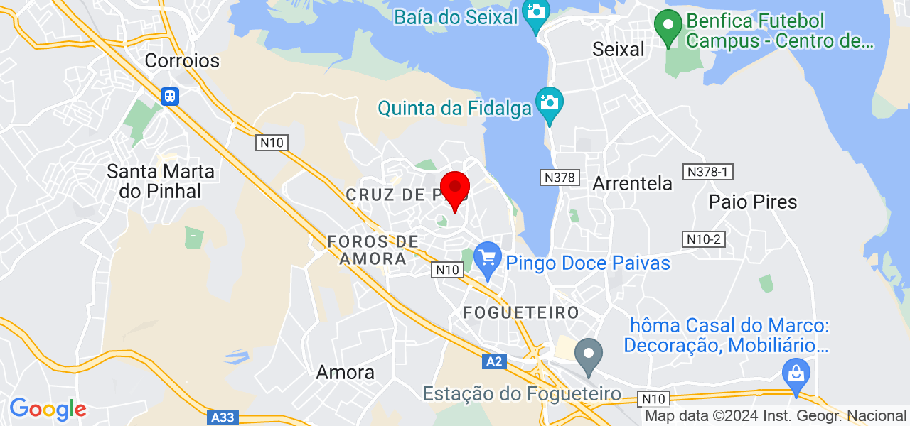 Elias Alberto - Setúbal - Seixal - Mapa
