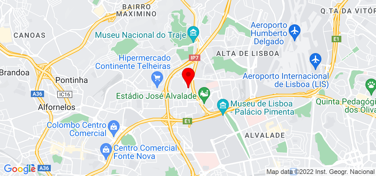 F&aacute;bio Morgado - Lisboa - Lisboa - Mapa