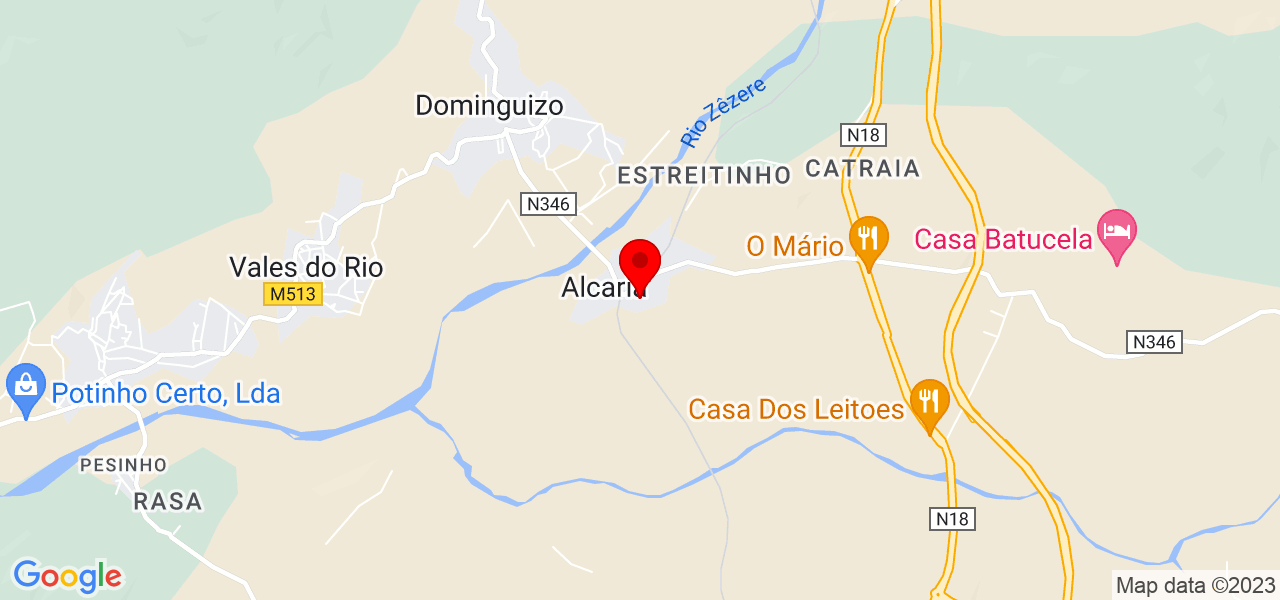 Patr&iacute;cia Soares - Castelo Branco - Fundão - Mapa