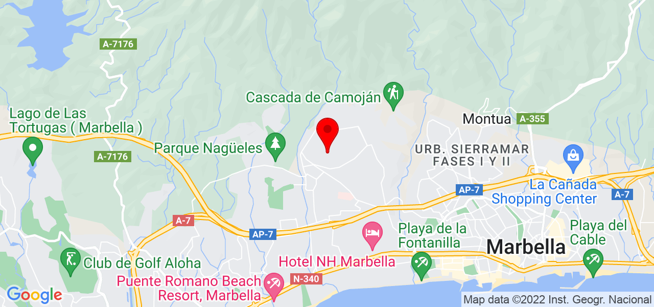 Isabel Alvarado - Andalucía - Marbella - Mapa