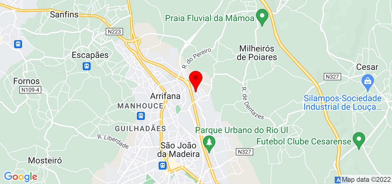 Catarina Sofia Silva - Aveiro - São João da Madeira - Mapa