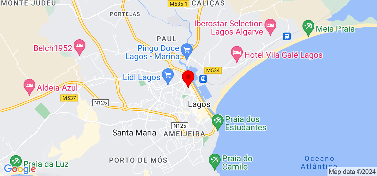 Suellen Antunes - Faro - Lagos - Mapa