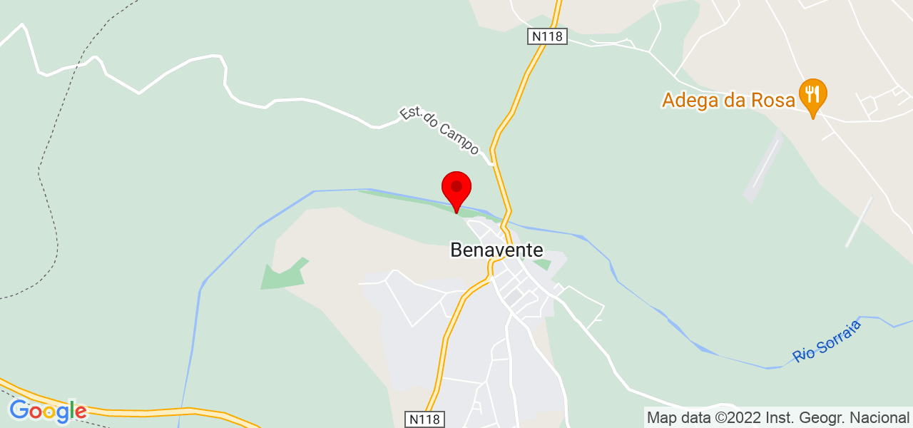 Ramon silva - Santarém - Benavente - Mapa