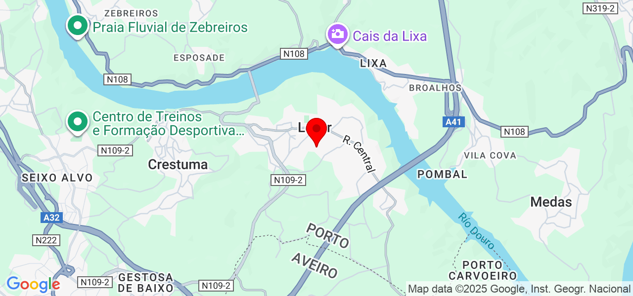 Diogo Lima - Porto - Vila Nova de Gaia - Karte