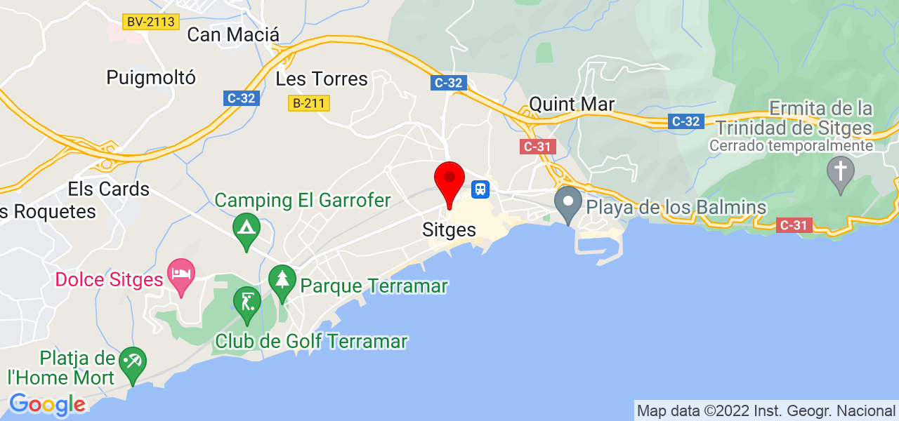 Toel - Cataluña - Sitges - Mapa