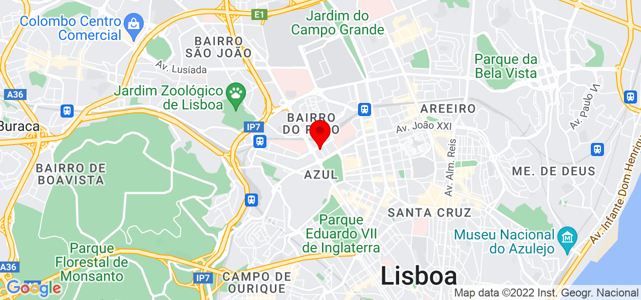 Neide Rodrigues Santos - Lisboa - Lisboa - Mapa