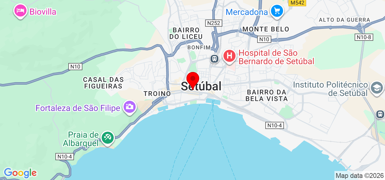 Blancco - Limpezas no  distrito de Set&uacute;bal - Setúbal - Setúbal - Mapa