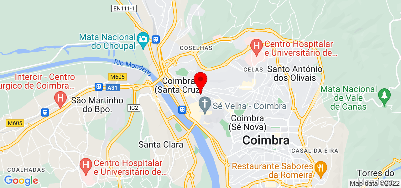 Luanna Soeiro - Coimbra - Coimbra - Mapa