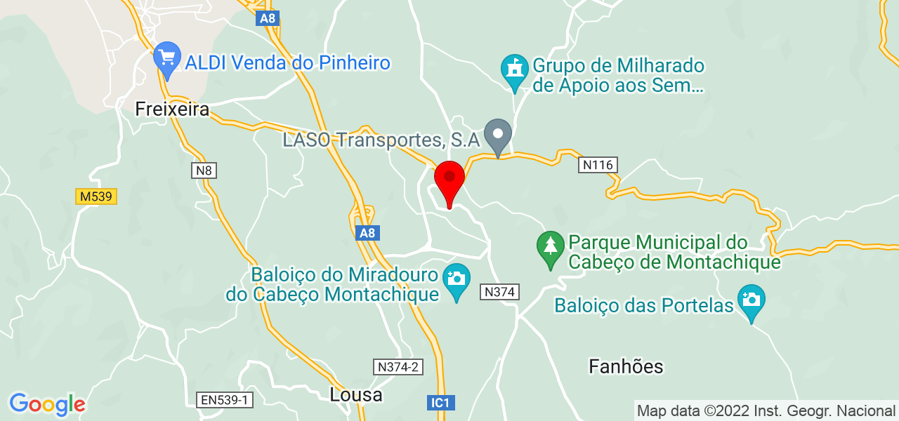 Beapaper - Lisboa - Mafra - Mapa