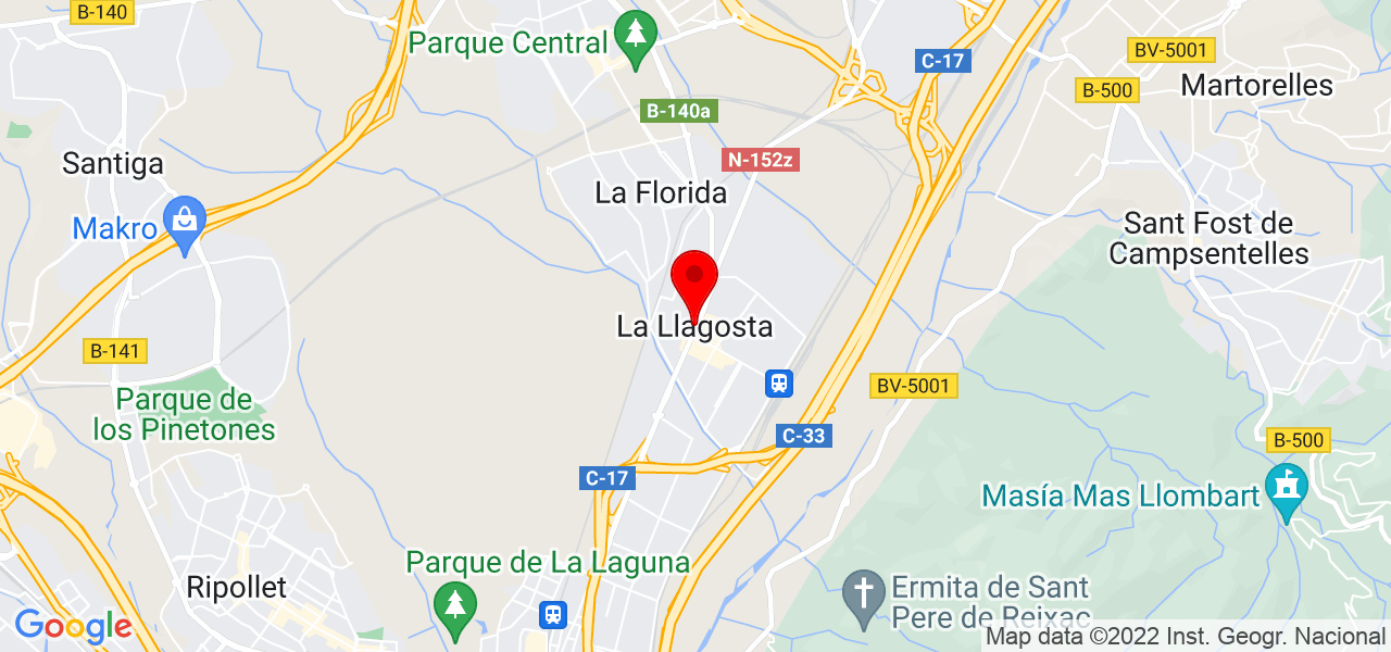 Milena - Cataluña - La Llagosta - Mapa