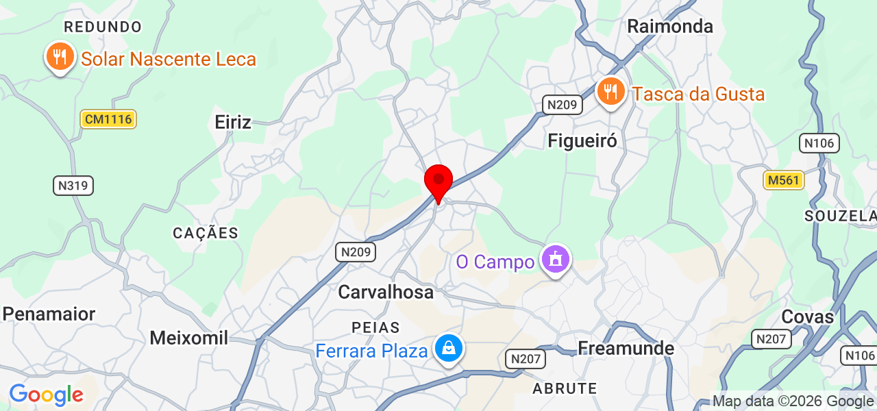 Estela Vieira Estudio - Porto - Paços de Ferreira - Mapa