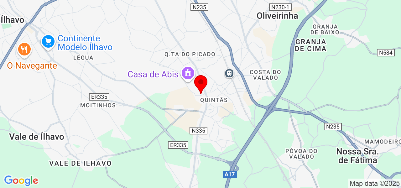 Andrea - Aveiro - Ílhavo - Mapa