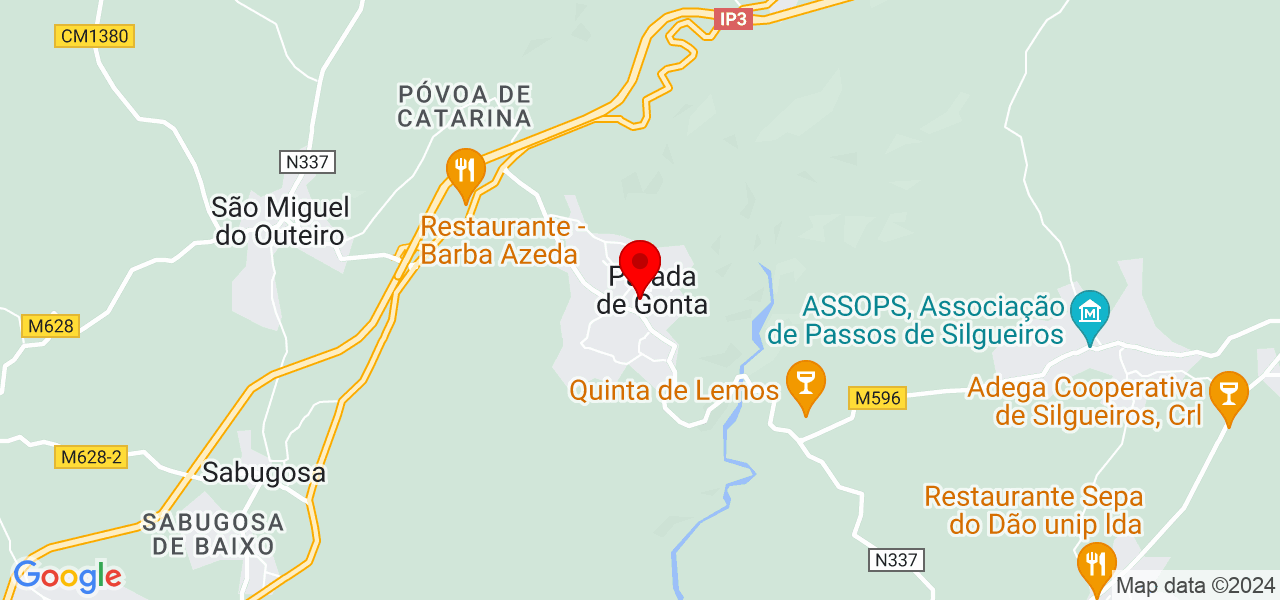 Jo&atilde;o Almeida / Domuscalida - Viseu - Tondela - Mapa