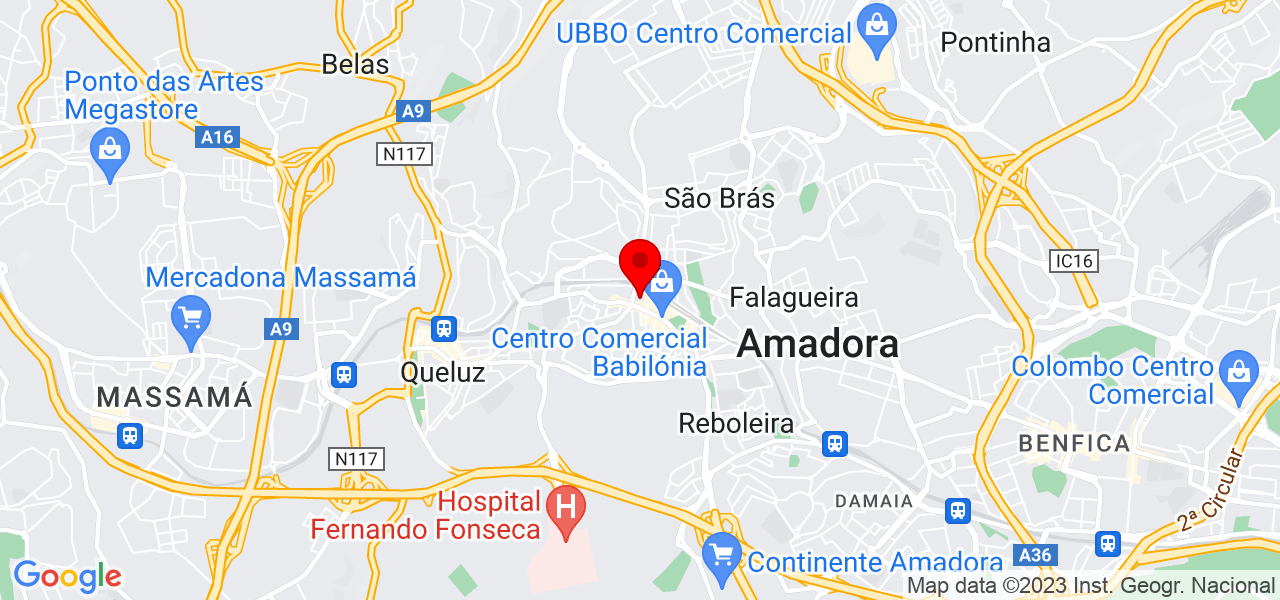 José - Lisboa - Amadora - Map