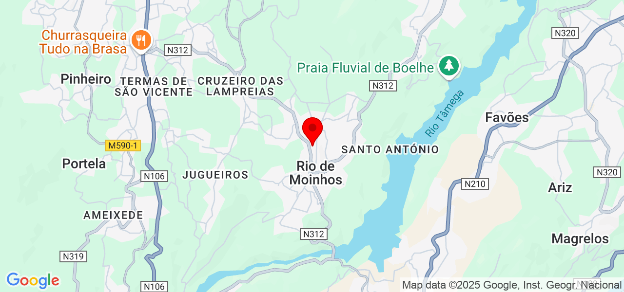 Caroline Cattani - Porto - Penafiel - Map