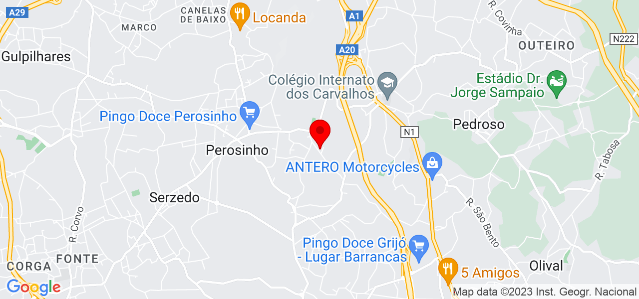 Daniel Rocha - Porto - Vila Nova de Gaia - Mapa