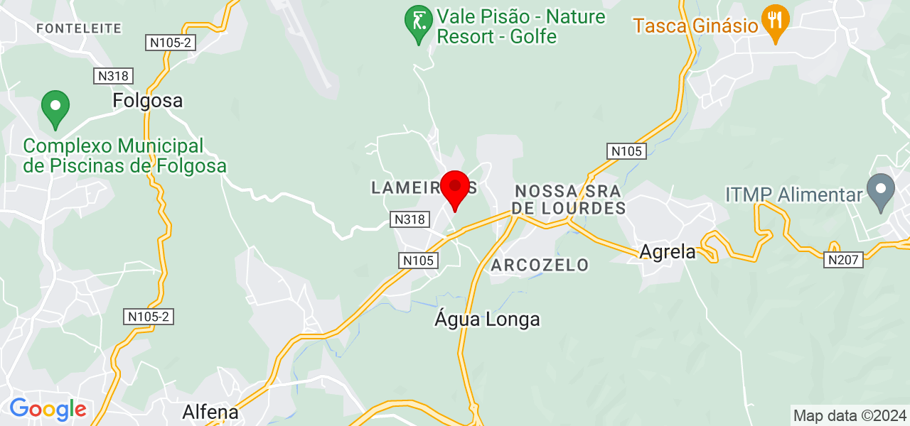 Cauã - Porto - Santo Tirso - Map