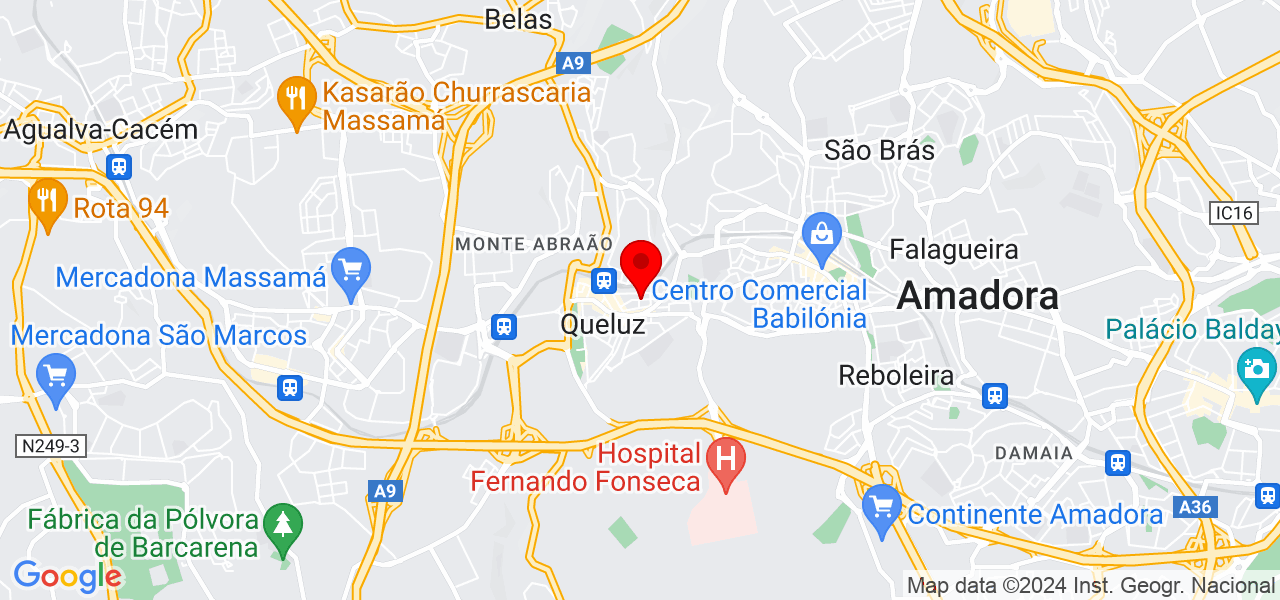 Vin&iacute;cius - Lisboa - Sintra - Mapa