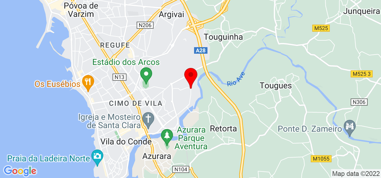 Gustavo H. B. Almeida - Porto - Vila do Conde - Mapa