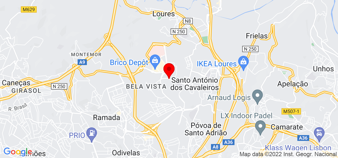 NSMD - Lisboa - Loures - Map