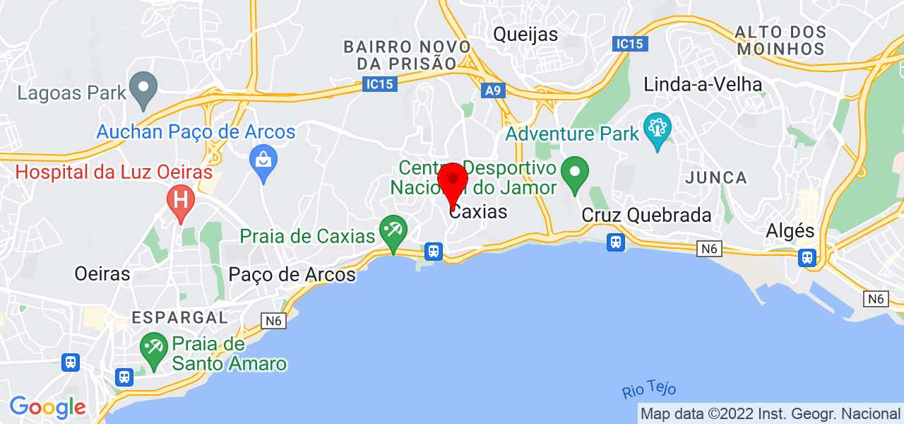 C&aacute;tia Alexandra Santos - Lisboa - Oeiras - Mapa