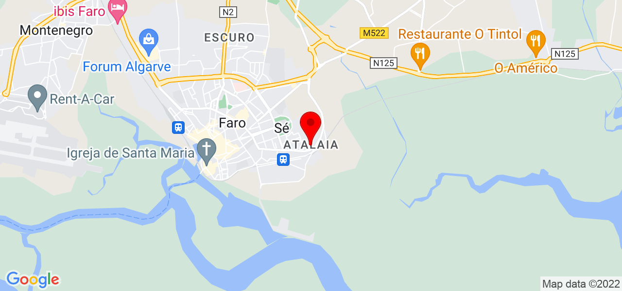 Bruna - Faro - Faro - Mapa
