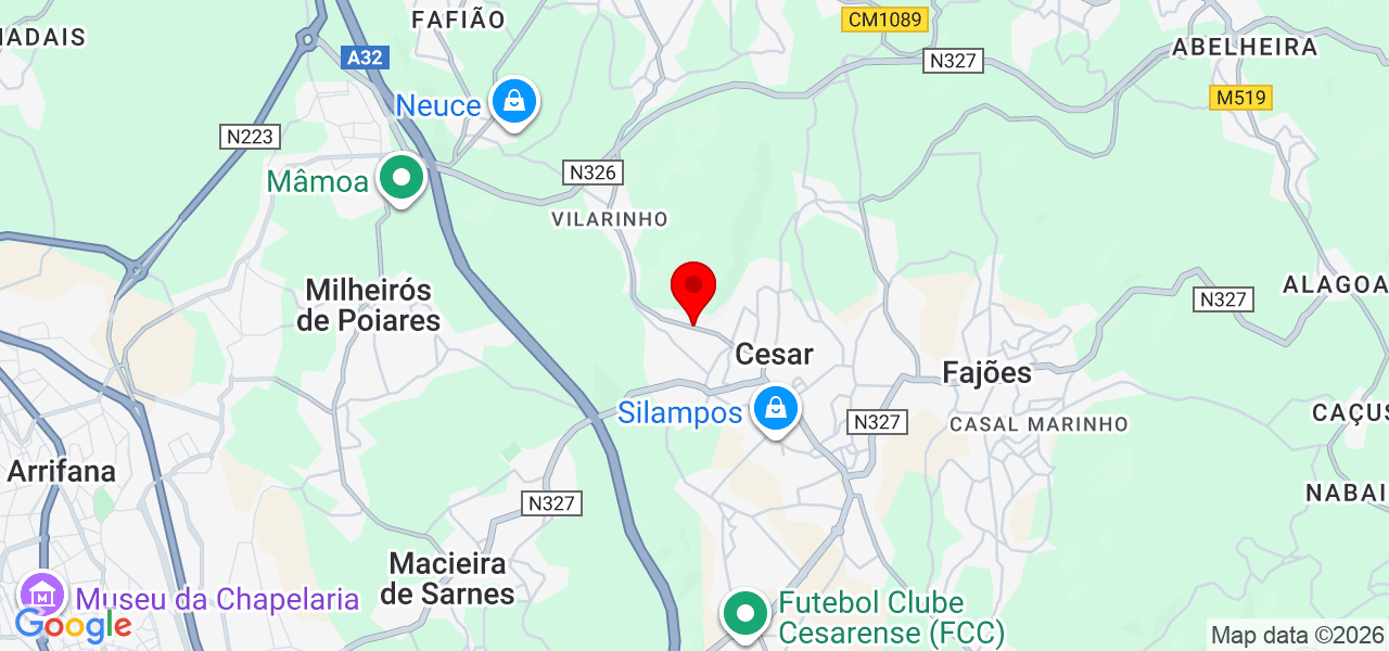 Car Vibe - Aveiro - Oliveira de Azeméis - Mapa