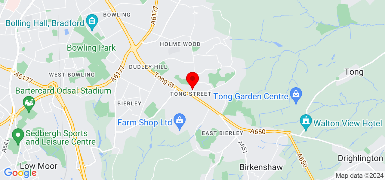 Krukutu Events - Yorkshire and the Humber - Bradford - Map