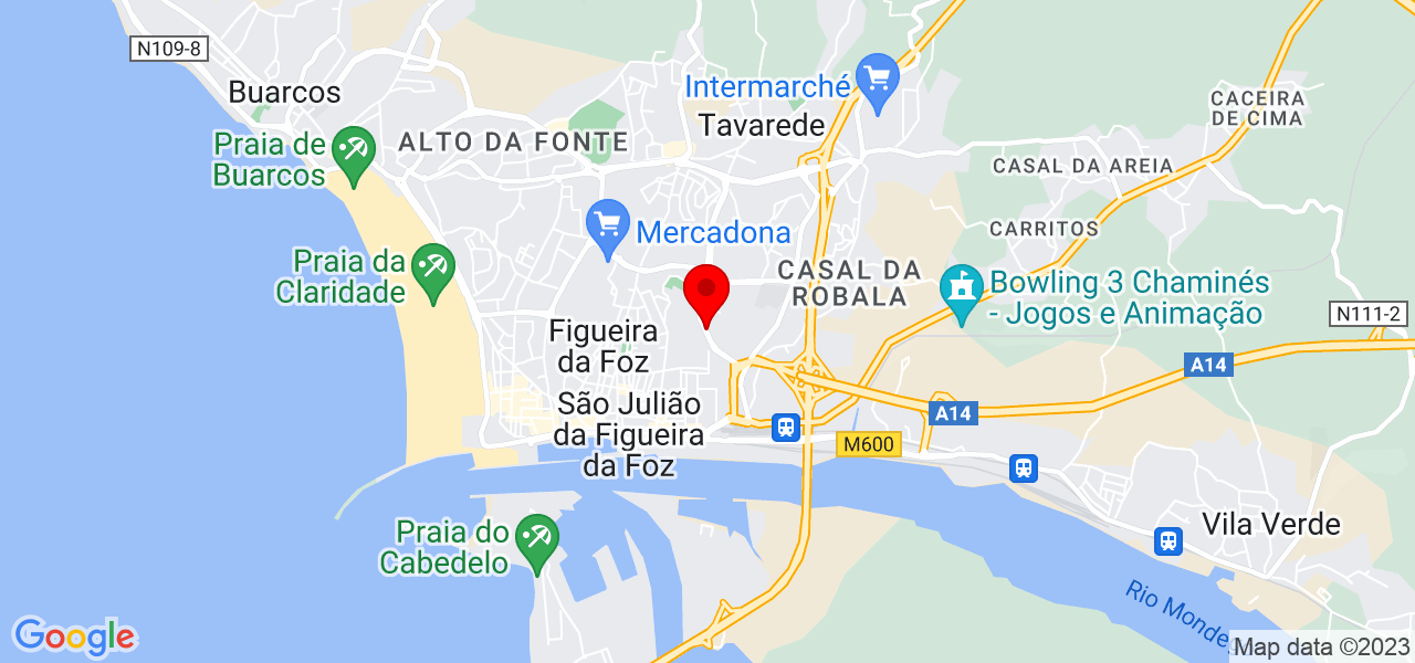 Cuidador de idosos - Coimbra - Figueira da Foz - Mapa